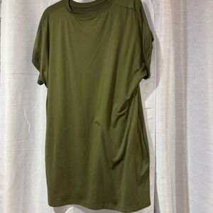 Olive Green T-Shirt dress